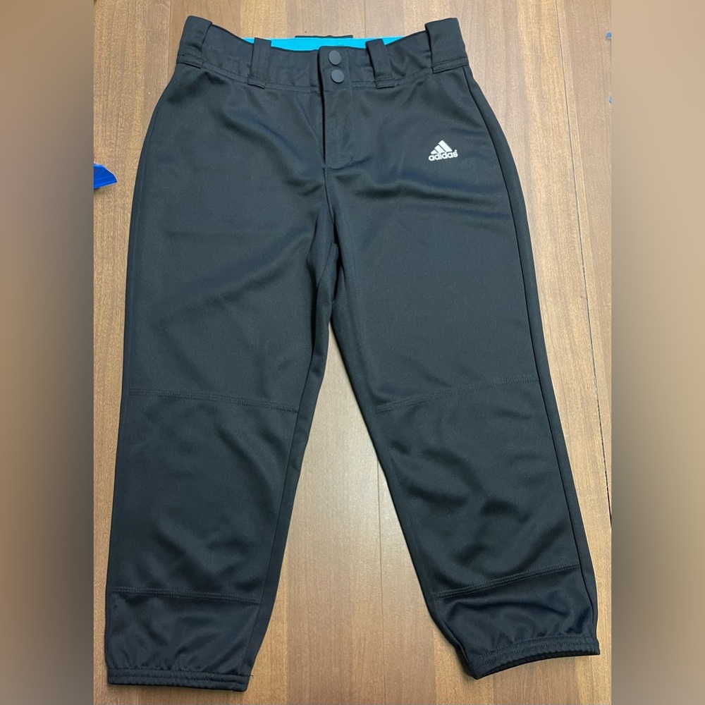 2 pair Adidas girls destiny softball pants